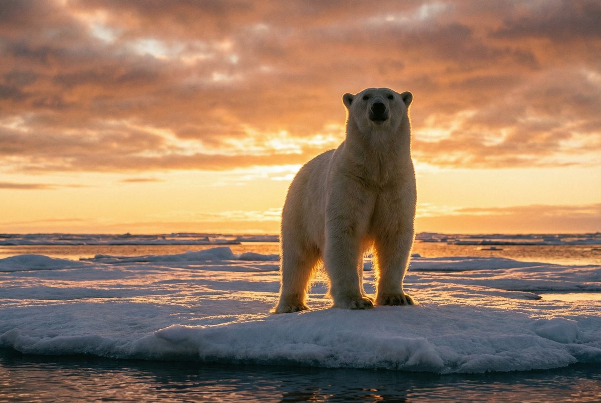 黑料北极熊视频演示 北极熊冰上生存视频教程